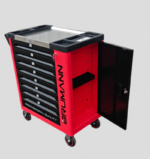 Servante Atelier Brumann 8 tiroirs 6 remplis + placard latéral + 2 clé dynamométrique – Image 3